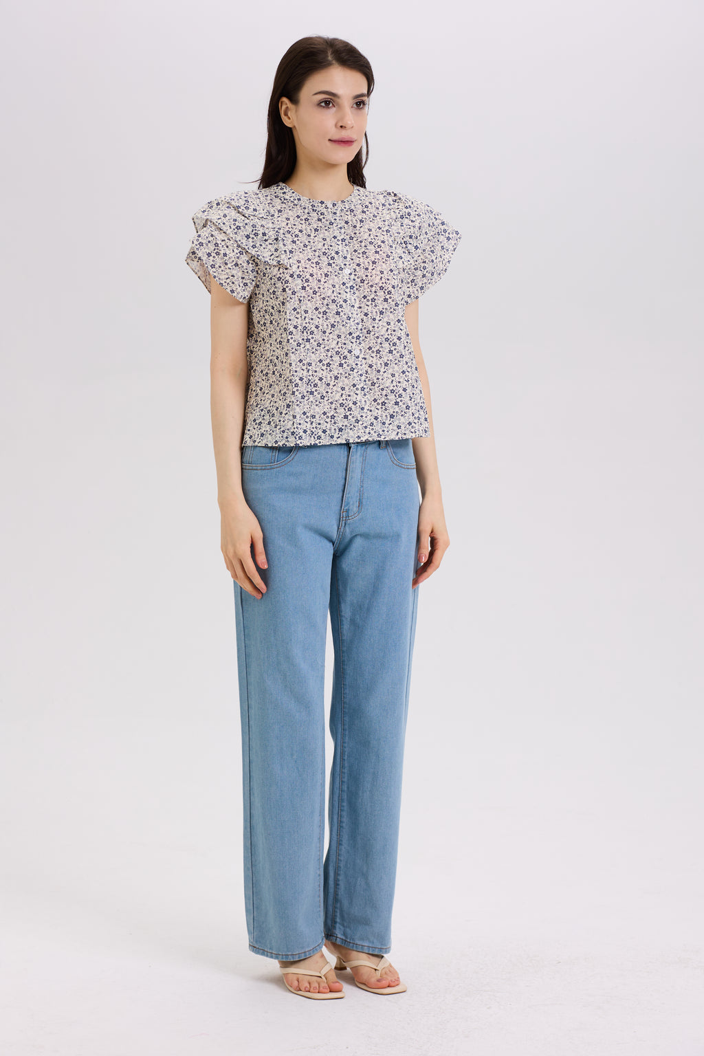 Sophia Top - Bluebell Garden