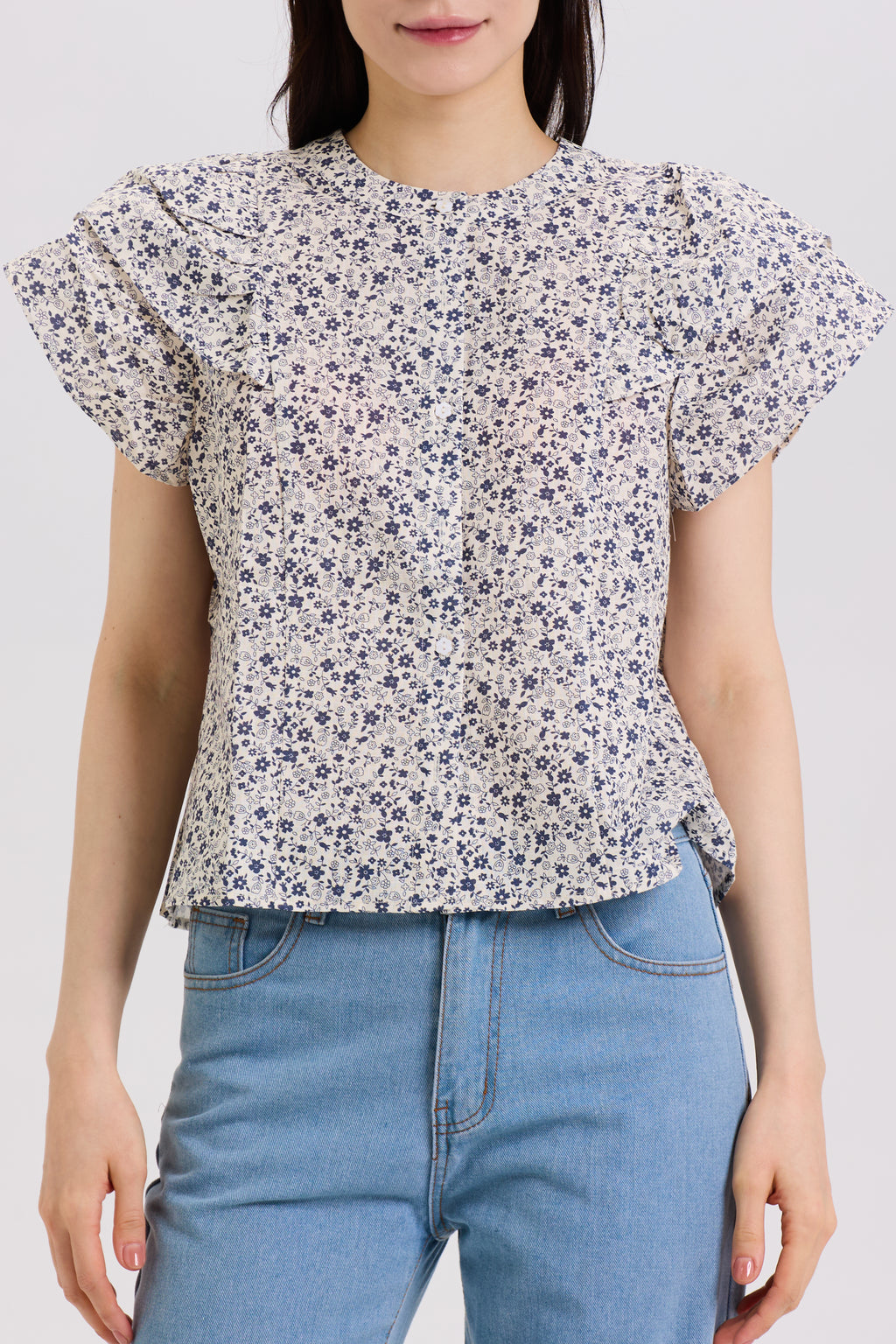 Sophia Top - Bluebell Garden