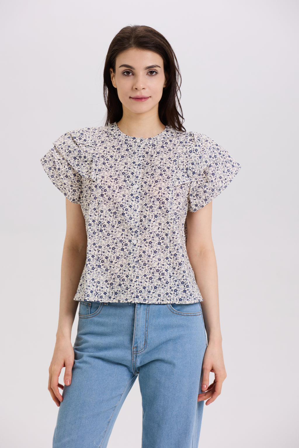 Sophia Top - Bluebell Garden